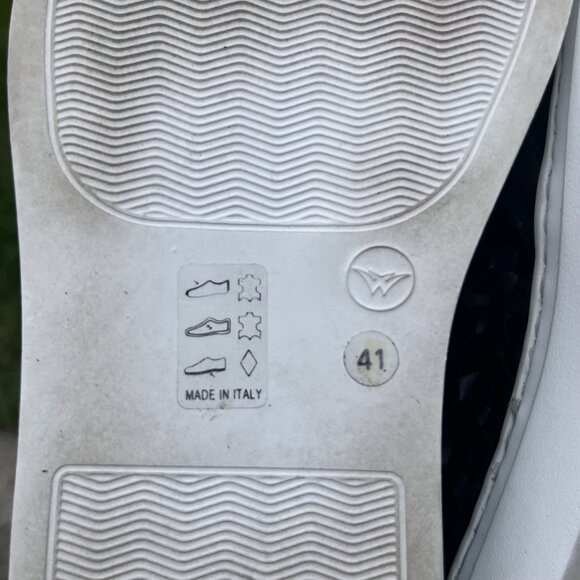 Madison Maison Black Woven Leather Slip On Sneakers Size 41 / US 10 - Picture 7 of 7